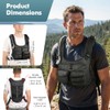 MoKo Lauf Trinkweste mit 2L Trinkblase, Leichter Hydration Vest Brusttasche