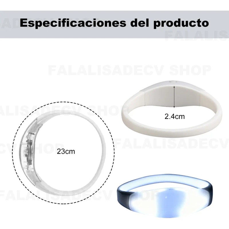 15pcs Pulseras Para Fiestas Pulseras Luminosas Audioritmicas