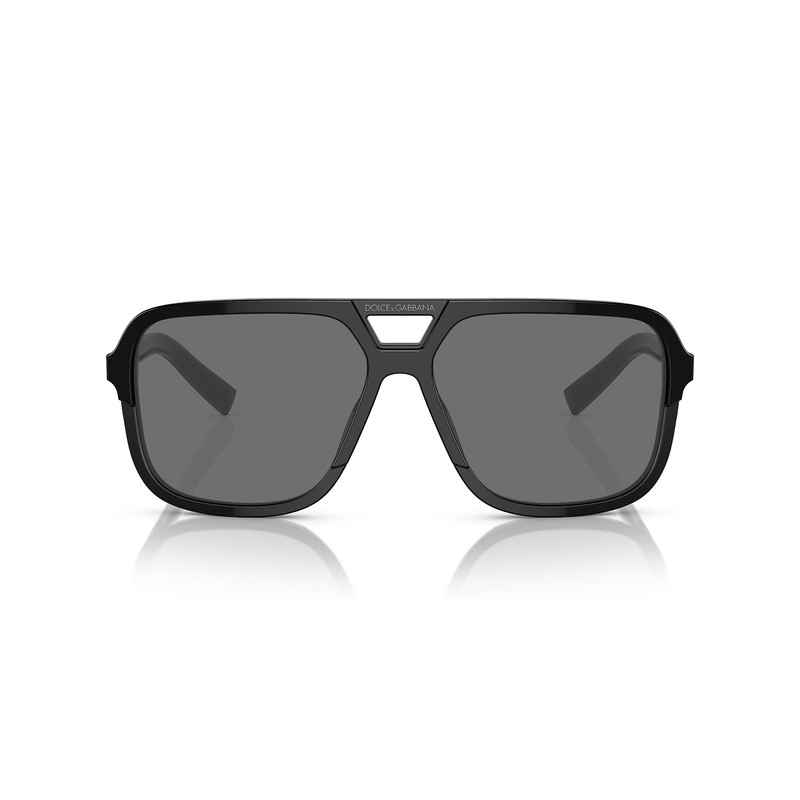 Dolce & Gabbana DG4354 Men's Sunglasses Black/Dark Grey 61