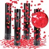 Confetti Shooter, 4 x XiXiRan Confetti Cannons, Wedding, Party Popper,