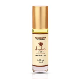 AL HASNAYN ENTERPRISES AL-HASNAYN Chocolate musk Fragrance Oil Roll-On Perfume 0.20 fl oz(6ml) |Rollerball perfume |Alcohol free| Long Lasting | Gifts for men women|