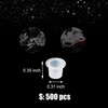 Yuronam 500PCS Small Tattoo Ink Caps