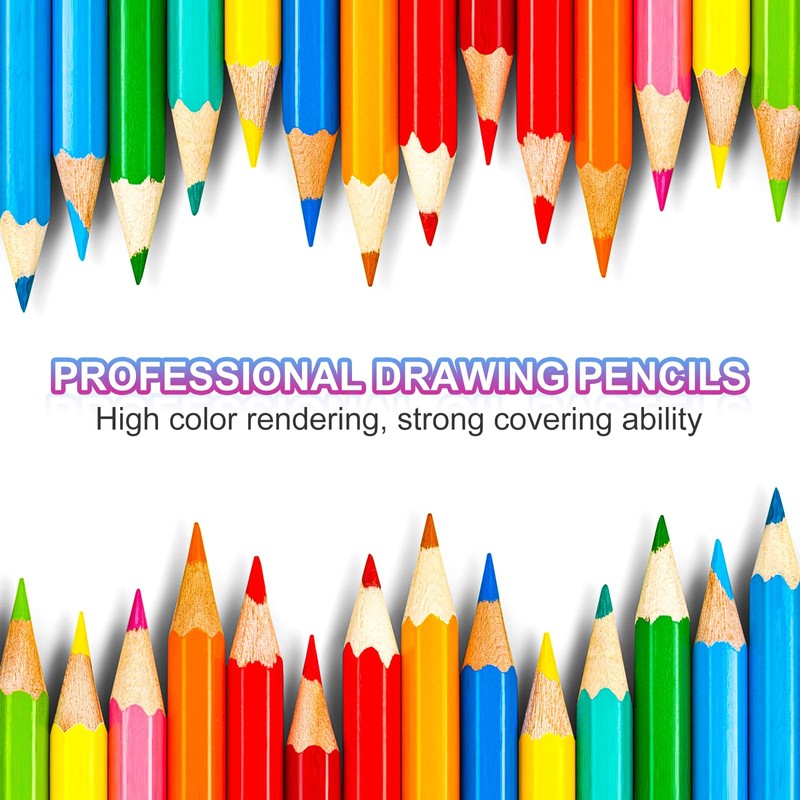 PATIKIL 4H Drawing Pencils for Sketching, 6PCS Sketch Pencils for
