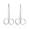 2 Pieces Of Stainless Steel Nose Hair Scissors, Nose Hair
