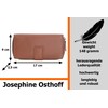 Josephine Osthoff Bremen Compact Genuine Leather Wallet with RFID Protection,