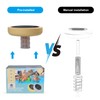Solar Pool Ionizer for Above Ground, Floating Copper Pool Cleaner,