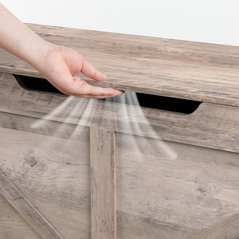 HOOBRO Storage Chest, 39.3" Toy Chest with Drawer, Wooden Storage