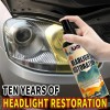 Car Headlight Lens Restoration Kit – Deoxidizer Solution for Cloudy