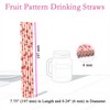 FOREVERIE Party Paper Straws for Drinking, Fun Disposable Straws Bulk,