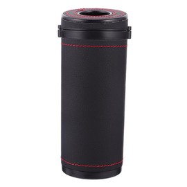 KONTONTY Car Tissue Cylinder Box Round Tissue Paper Holder Dispenser Box Elegant for Automotive Office or Hotel