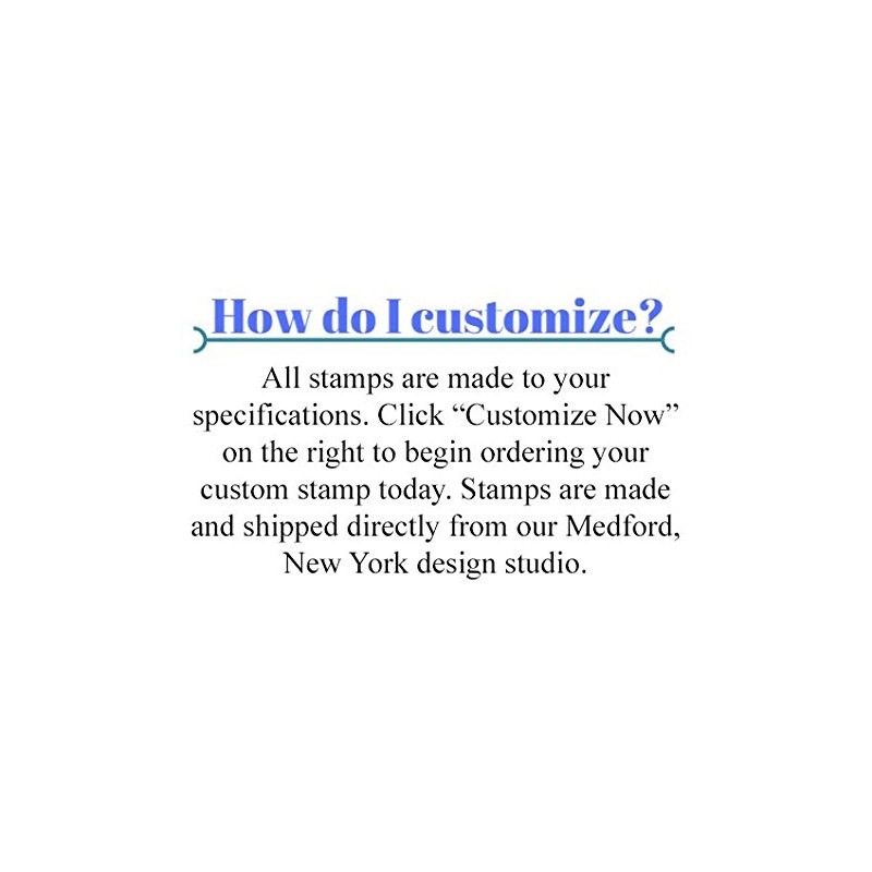 Infusion MaxLight Custom Logo Pre-Inked Rubber Stamp, 1" x 2",