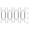 Plate Hangers for Wall for 6-8 inch, 4 Pack, Black