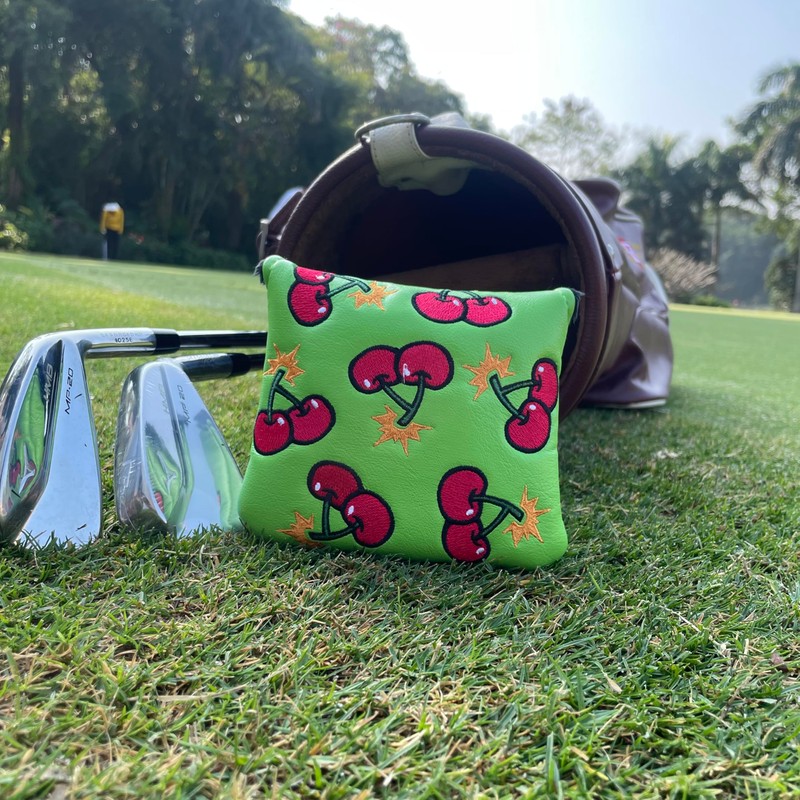 Studio Crafted Golf Cherry Bombs Mallet Putter Cover Magnetic Golf