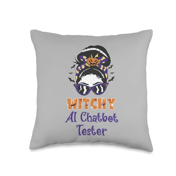 Halloween Simple Easy Costumes and Gifts Messy Bun Witchy AI
