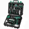 Tool Kit: 8V Cordless Drill, Home Toolbox with storage case,