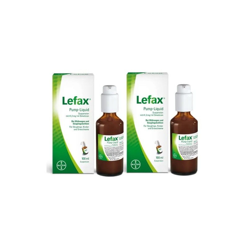 Lefax Pump Liquid Double Pack (2 x 100 ml)