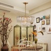 AGV LIGHTING CH010 Crystal Chandelier, Vintage Pendant Chandelier Lighting with