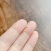Silver 925 Hypoallergenic Earrings, Small, Small, Ultra Mini Size, Heart,