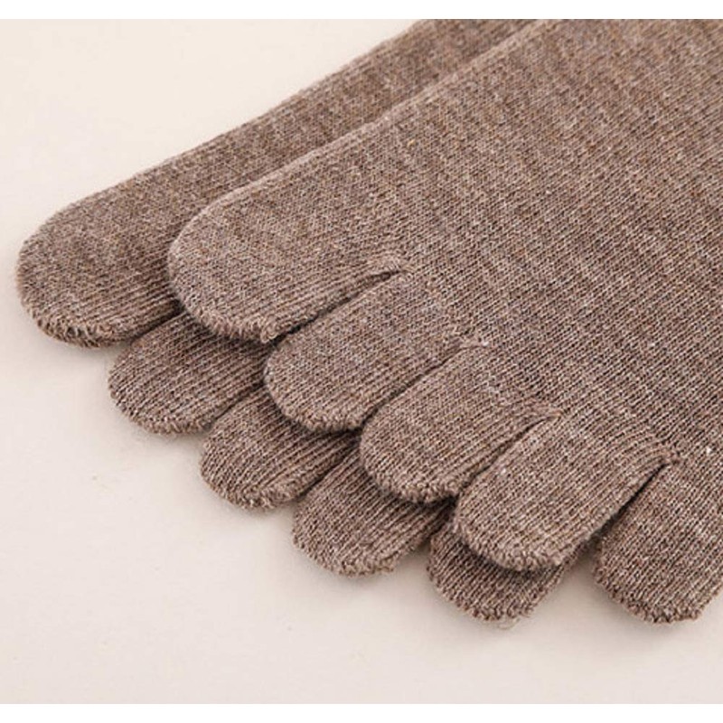 [Not Set] Women's 5 Toe Socks, Cotton Blend, All Year,