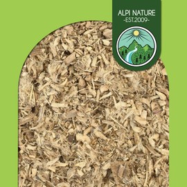 Marshmallow Root Tea 125g 4.4 oz by Alpi Nature, Marshmallow Loose Tea, Marshmallow Root Cut and Unpeeled, Dried Root Loose Tea for Preparation of Marshmallow Tea