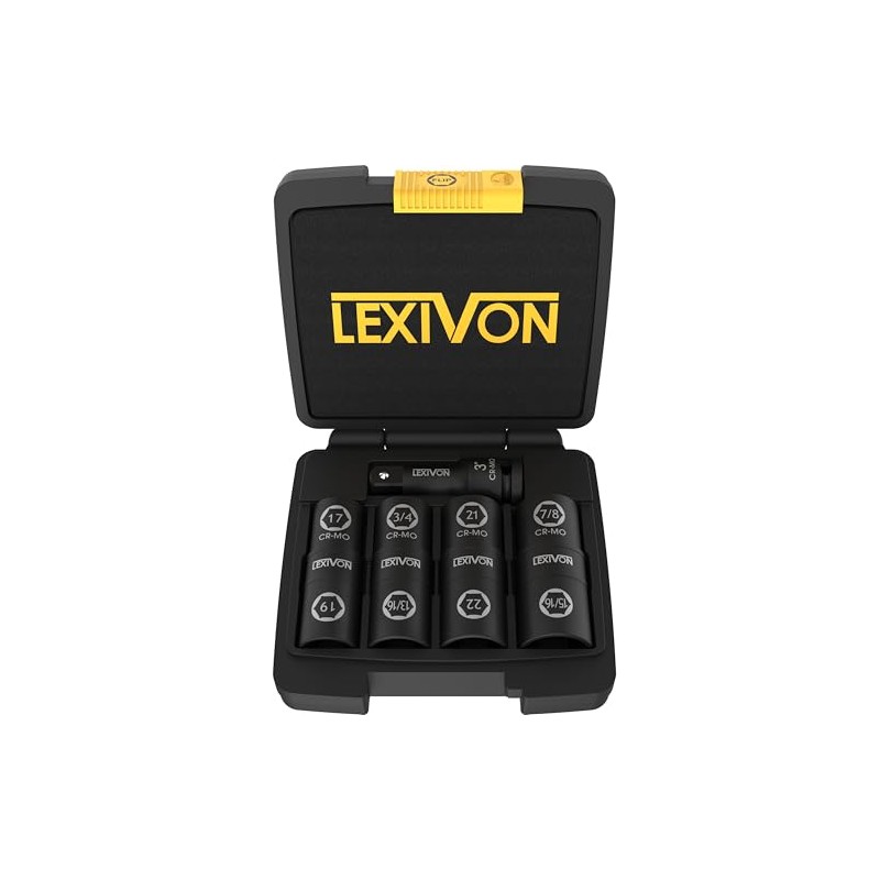 LEXIVON Lug Nut Impact Socket Set, 1/2-Inch Drive | Innovative