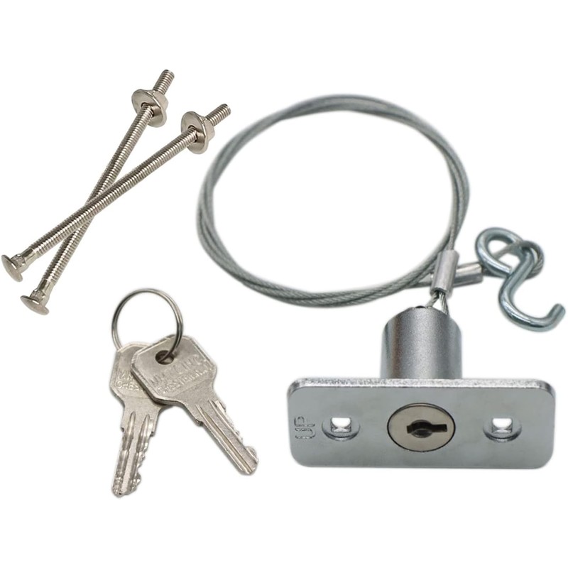 Garage Door Lock,Garage Door Opener,Emergency Release Lock Kit with 2