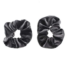 Zac's Alter Ego Pair of Luxurious Velvet Hair Scrunchies - Variety of Colours