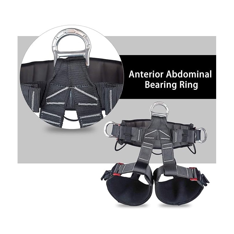SOB Tree Climbing Harness, Adjustable Thickness Widen Protecta Safety Harness,