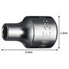 Tone Socket (6 Angle) 2S-4.5 Insertion Angle 0.25 inch (6.35