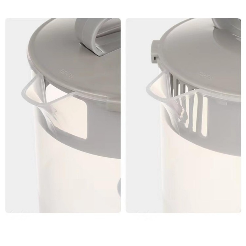 WUWFKUI Mixing Pitcher for Drinks, 2 Quart/ 64oz Plastic Water
