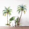 Tanlaby Wall Sticker Palm Tree Large Tree Wall Sticker Tropical