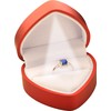 LED Heart Shaped Ring Box for Wedding, Proposal, Engagement, Valentine'