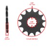 Caltric Blue Drive Chain And Sprockets Kit Compatible with Yamaha