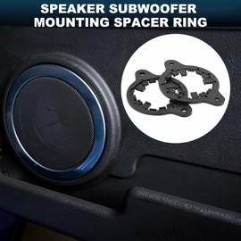TUCKBOLD Speaker Spacer Midrange Speaker Spacer for Toyota Waterproof Black 2pcs