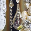 Blown Glass Tear-Drop Vases (2) Large Wedding Decoration