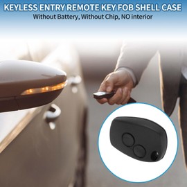 A ABSOPRO 2 Buttons Key Shell Case Keyless Entry Remote Key Fob Replacement Case for Renault Trafic