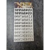 Fat-catz-copy-catz 1x Sheet Unisex Black Numbers Numerical 1-0 Temporary Tattoos