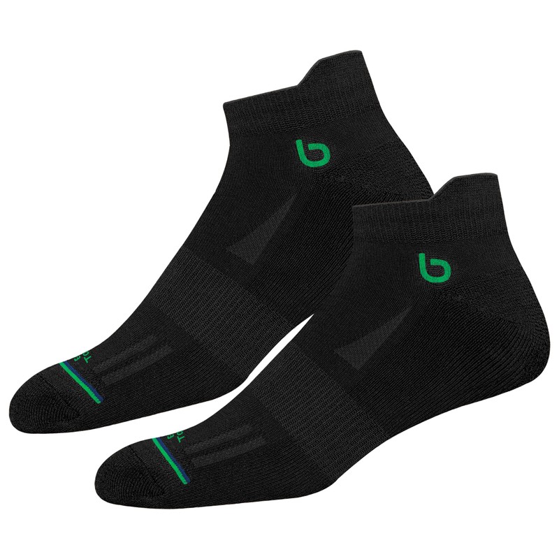 BAMBOS Eco Touch Men's Athletic Ankle Socks for Running &