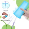 Guduling 6pcs Reduce Tumbler Straw Replacement, Spill-Proof Replacement Straw for