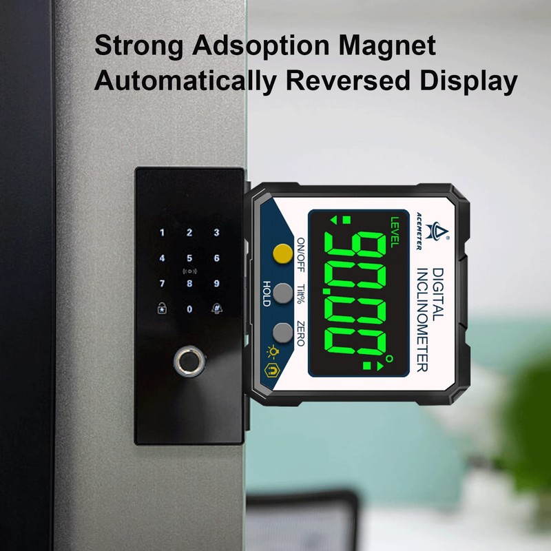 Magnetic Digital Angle Finder Protractor Inclinometer- Digital Inclinometer -Fast &
