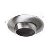 NICOR Lighting 6 inch Nickel Recessed Eyeball Trim Designed for
