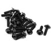ACROPIX M6 Alloy Motorcycle Fairing Fastener Hexagon Bolts Screw Black