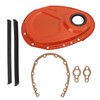 Timing Chain Cover Gasket Seal Bolts Kit Metal for SBC