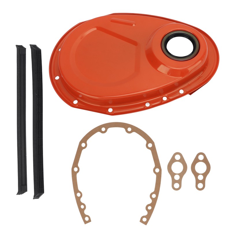 Timing Chain Cover Gasket Seal Bolts Kit Metal for SBC
