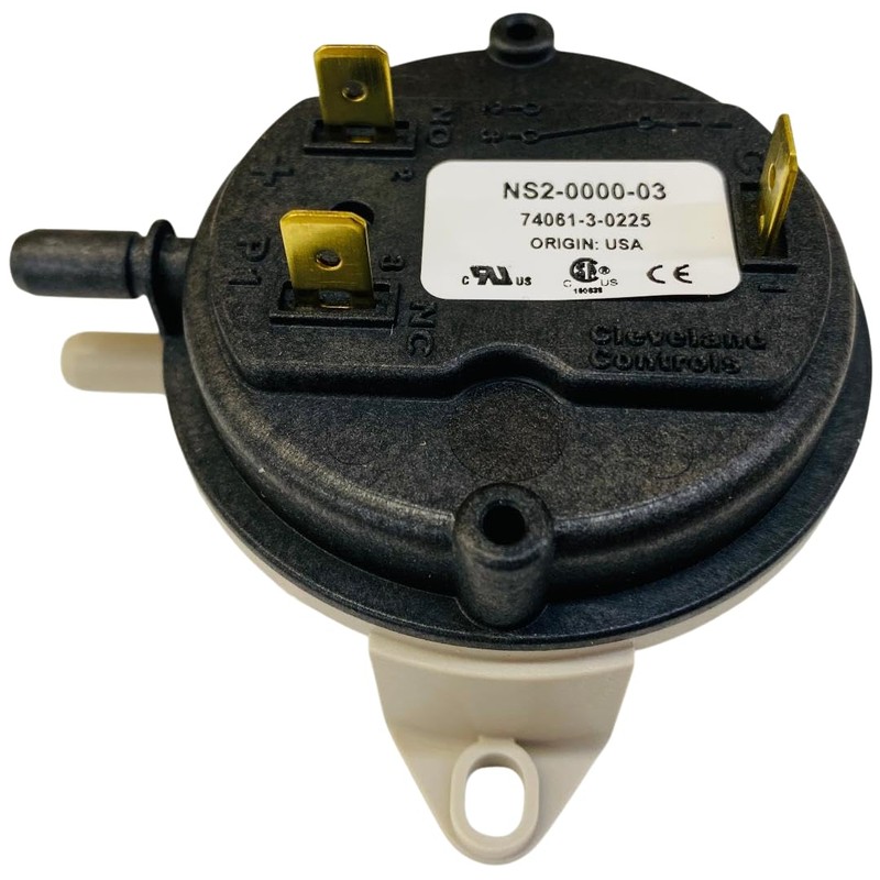 SUPCO NS2000031 Universal Pressure Switch, 100, 000 Cycles, 14"W.C, -40