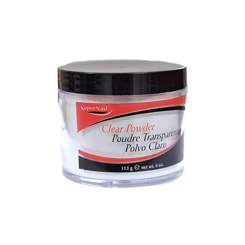Supernail Nail Powder, Clear, 4 Ounce