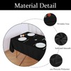 Fitable Table Cover Outdoor and Indoor Tablecloth - Washable Waterproof