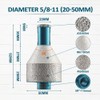 Diamond Finger Milling Bit 20-50mm Tile Drill Bit for Drilling