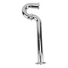 Brass Sink Drain Tubing Set Silver Slick Finish No Ageing