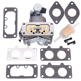 KLWZH 15004-1010 Carburetor Gaskets Fuel Filter Set for Kawasaki FH641V FH661V FH680V FH721V FH751V FX801V FX850V 22 HP Engine Carb 15004-7024 15004-0757 15004-1005